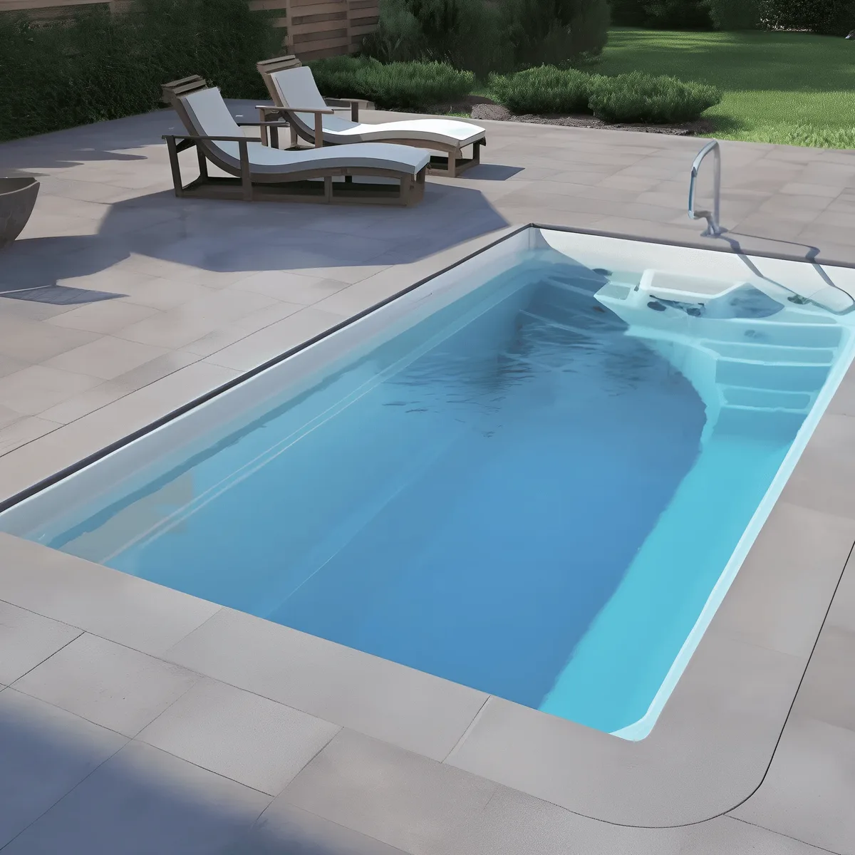 Композитный бассейн Laguna 5 — вид сверху в Камышине