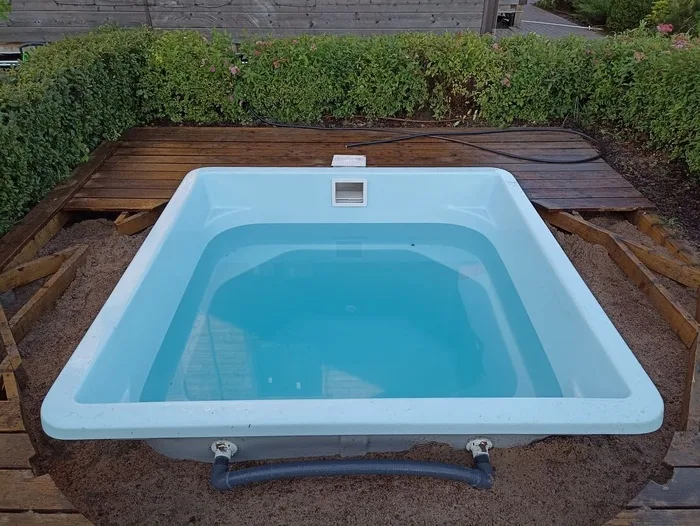 Композитная купель Laguna 2 — установка в Камышине