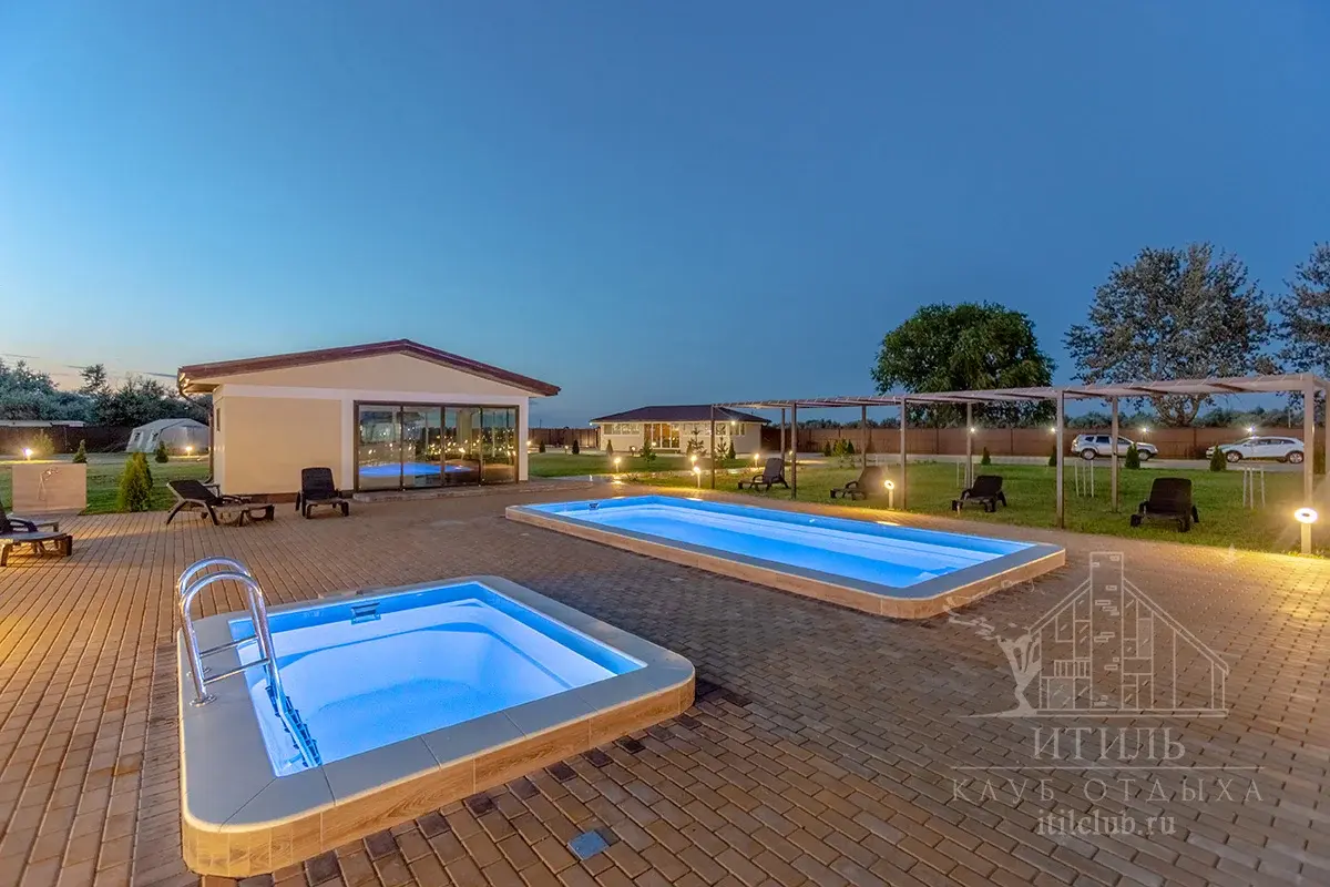 Композитная купель Laguna 3 — установка в Камышине